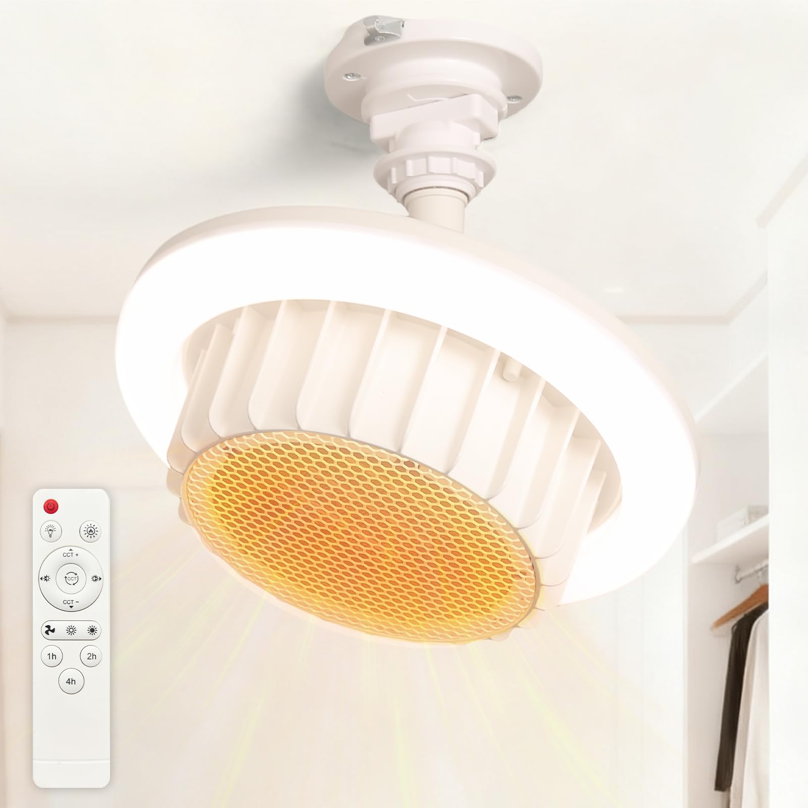 Amazon | 【特許登録済み】TENKOO&YOU 電気ファンヒーター 吊り下げ